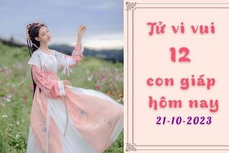 Tử vi vui 12 con giáp hôm nay  ngày 21/10/2023: Dậu gặp quý nhân