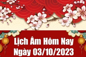 Lịch âm 3/10 - Âm lịch hôm nay 3/10 chính xác nhất