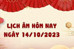 Lịch âm 14/5 - Âm lịch hôm nay ngày 14/5 chính xác nhất