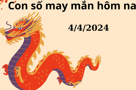 Con số may mắn hôm nay 4/4/2024: Chọn số cát rước lộc về tay