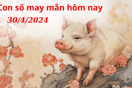 Con số may mắn hôm nay 30/4/2024: Số cát lợi hấp thụ tiền tài