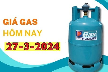 Giá gas hôm nay ngày 27/3/2024: Thế giới giảm nhẹ, trong nước tăng