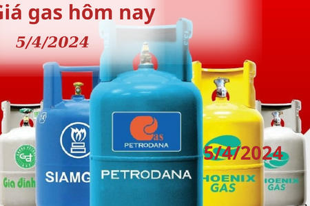 Giá gas hôm nay ngày 5/4/2024 trong nước có diễn biến mới?