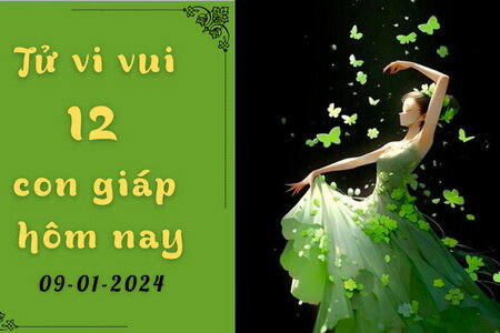 Tử vi vui 12 con giáp hôm nay ngày 9/1/2024: Mão cần tập trung; Mùi tránh xung đột