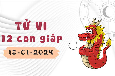 Tử vi 12 con giáp ngày 18/1/2024: Tý không ổn định, Mùi khởi đầu may mắn