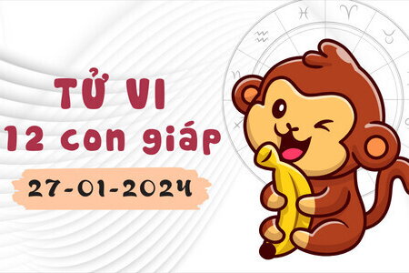 Tử vi 12 con giáp ngày 27/1/2024: Mão thuận lợi, Tuất thành công