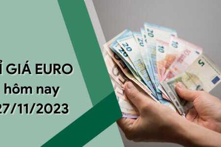 Tỷ giá Euro hôm nay 27/11/2023: Giảm nhẹ hai chiều 