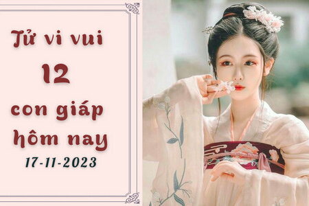 Tử vi vui 12 con giáp hôm nay 17/11/2023: Tỵ vướng thị phi, Thân cẩn thận người thứ 3