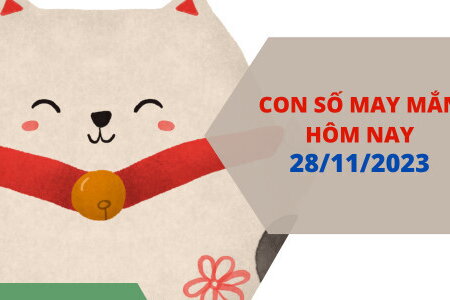 Con số may mắn hôm nay 28/11/2023: Đón số lộc sinh tiền tài