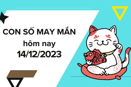 Con số may mắn hôm nay 14/12/2023: Số lộc sinh tiền tài