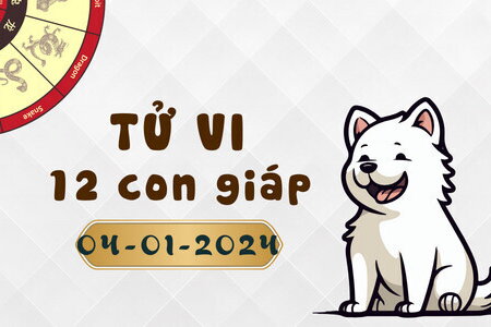 Tử vi 12 con giáp ngày 4/1/2024: Dần không nên đầu tư lớn, Thìn gặp khó khăn