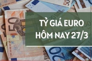 Giá Euro hôm nay 27/3/2024: Quay đầu giảm theo thị trường thế giới