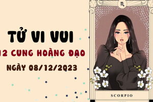 Tử vi vui 12 cung hoàng đạo ngày 8/12/2023: Sư Tử bận rộn, Xử Nữ thuận lợi