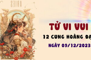 Tử vi vui 12 cung hoàng đạo ngày 9/12/2023: Song Tử thành công; Xử Nữ chăm chỉ