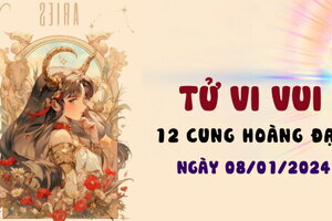 Tử vi vui 12 cung hoàng đạo ngày 8/1/2024: Song Tử cần tỉnh táo; Xử Nữ hết u sầu