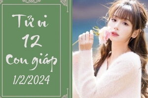 Tử vi 12 con giáp ngày 1/2/2024: Thân thành đạt, Thìn hanh thông