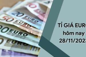 Tỷ giá Euro hôm nay 28/11/2023: Tiếp đà lao dốc