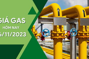 Giá gas hôm nay ngày 16/11/2023: Thị trường thế giới giảm, trong nước tăng nhẹ