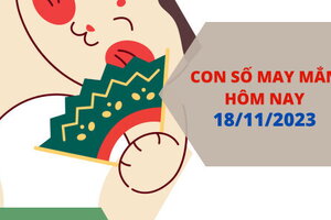 Con số may mắn hôm nay 18/11/2023: Hé lộ số đẹp cho tình cảm nở hoa