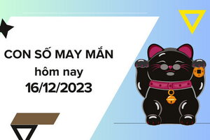 Con số may mắn hôm nay 16/12/2023: Số rước lộc về tay
