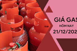 Giá gas hôm nay ngày 21/12/2023: Thị trường thế giới giảm, trong nước bình ổn