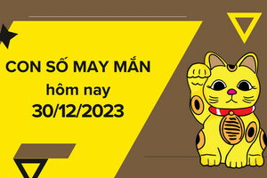 Con số may mắn hôm nay 30/12/2023: Số lộc đưa tiền về túi