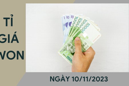 Tỷ giá Won hôm nay ngày 9/11/2023 đảo chiều giảm nhẹ