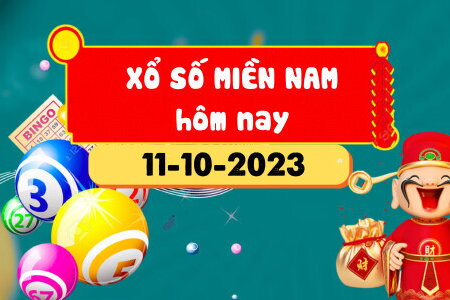 Kết quả Xổ số miền Nam ngày 11/10/2023, XSMN 11/10, xổ số miền Nam hôm nay