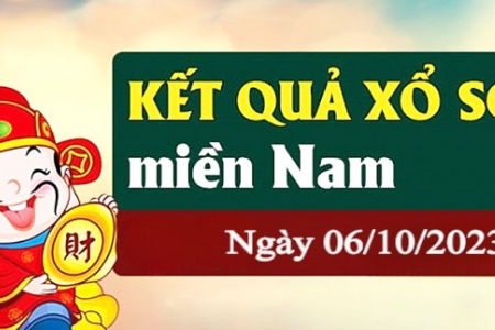 Kết quả Xổ số miền Nam ngày 6/10/2023, XSMN 6/10, xổ số miền Nam hôm nay