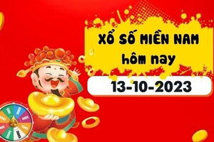 Kết quả Xổ số miền Nam ngày 13/10/2023, XSMN 13/10, xổ số miền Nam hôm nay