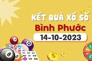 Kết quả Xổ số Bình Phước ngày 14/10/2023, XSBP 14/10, xổ số Bình Phước hôm nay