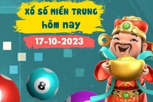 Kết quả xổ số miền Trung ngày 17/10/2023, XSMT 17/10, xổ số miền Trung hôm nay