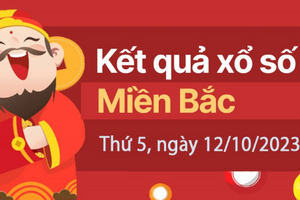 Kết quả Xổ số miền Bắc ngày 12/10/2023, XSMB 12/10, xổ số miền Bắc hôm nay