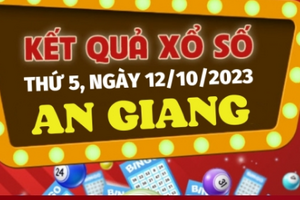 Kết quả Xổ số An Giang ngày 12/10/2023, XSAG 12/10, xổ số An Giang hôm nay