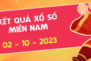 Kết quả Xổ số miền Nam ngày 2/10/2023, XSMN 2/10, xổ số miền Nam hôm nay