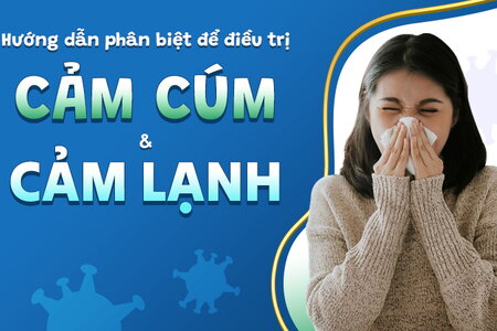 Hướng dẫn phân biệt để điều trị cảm cúm và cảm lạnh