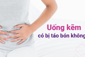 Hỏi nhanh đáp gọn: Uống kẽm có bị táo bón không?