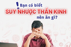 Bạn có biết suy nhược thần kinh nên ăn gì?