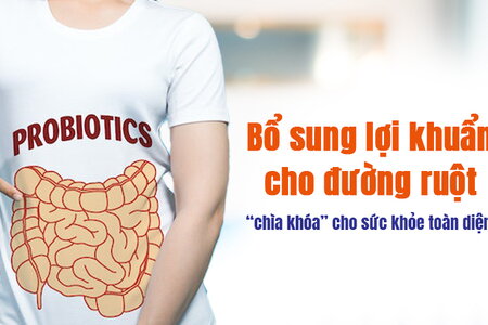 Bổ sung lợi khuẩn cho đường ruột – “chìa khóa” cho sức khỏe toàn diện