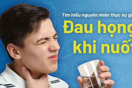 Tìm hiểu nguyên nhân thực sự gây đau họng khi nuốt