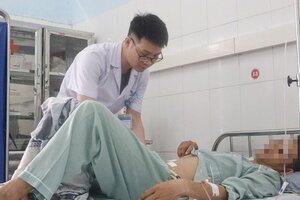 Thanh niên vỡ bàng quang sau khi uống bia quá mức