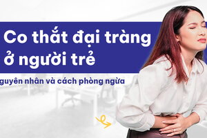 Co thắt đại tràng ở người trẻ: Khám phá nguyên nhân, cách phòng ngừa