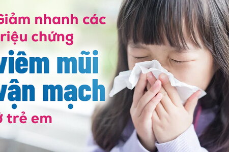 Làm thế nào để giảm nhanh các triệu chứng viêm mũi vận mạch ở trẻ em