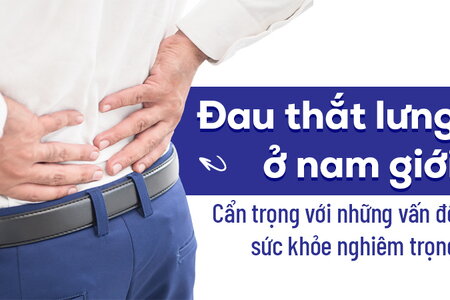 Đau thắt lưng ở nam giới: Cẩn trọng với những vấn đề sức khỏe