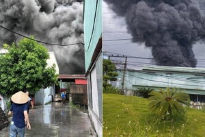 Thái Bình: Nhà xưởng công ty bị cháy, 12 lao động nhập viện chữa bỏng