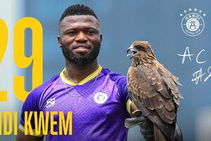 Hà Nội FC công bố "bom tấn" Nigeria trị giá 23,2 tỷ đồng