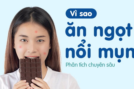 Vì sao ăn ngọt nổi mụn: phân tích chuyên sâu