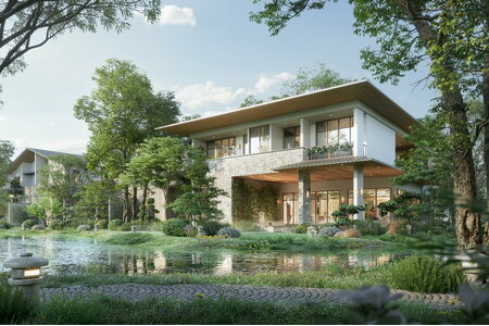 Thiết kế đắt giá bên trong những căn biệt thự khoáng nóng cuối cùng tại Ecovillage Saigon River