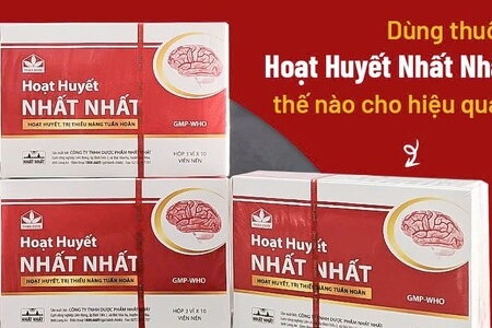 DÙNG THUỐC HOẠT HUYẾT NHẤT NHẤT THẾ NÀO CHO HIỆU QUẢ?