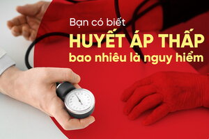 Bạn có biết: Huyết áp thấp bao nhiêu là nguy hiểm?